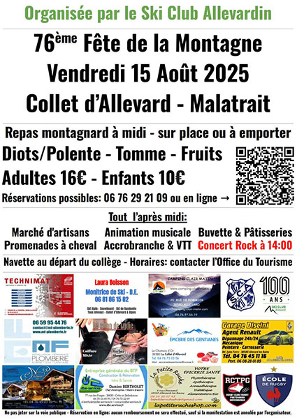 fête de la montagne collet d'allevard 2025
